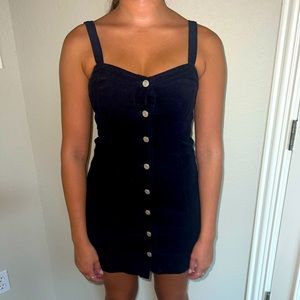 flattering,small, from pacsun, gently used.navy blue & corduroy!!